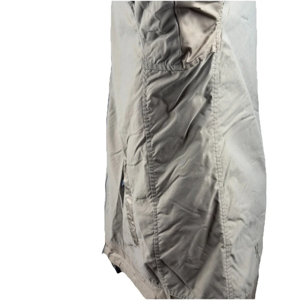 Vintage‎ 1990's Nike Men's Gray/Taupe Hooded Full Zip Windbreakers Jacket Size L - Picture 8 of 16
